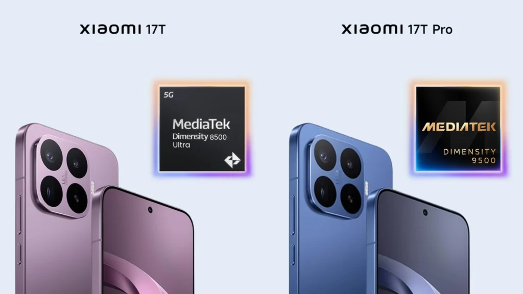 Xiaomi 17T vs 17T Pro Performance
